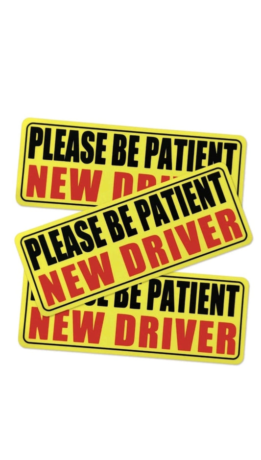 NEW DRIVER CAR MAGNET